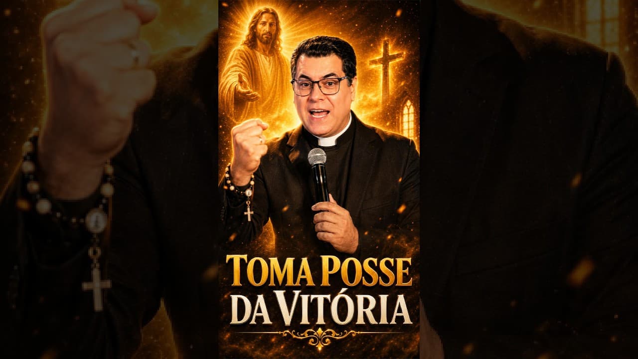 Thumbnail do vídeo 🔥 O MEDO ROUBA A FÉ | Padre Chrystian Shankar #shorts