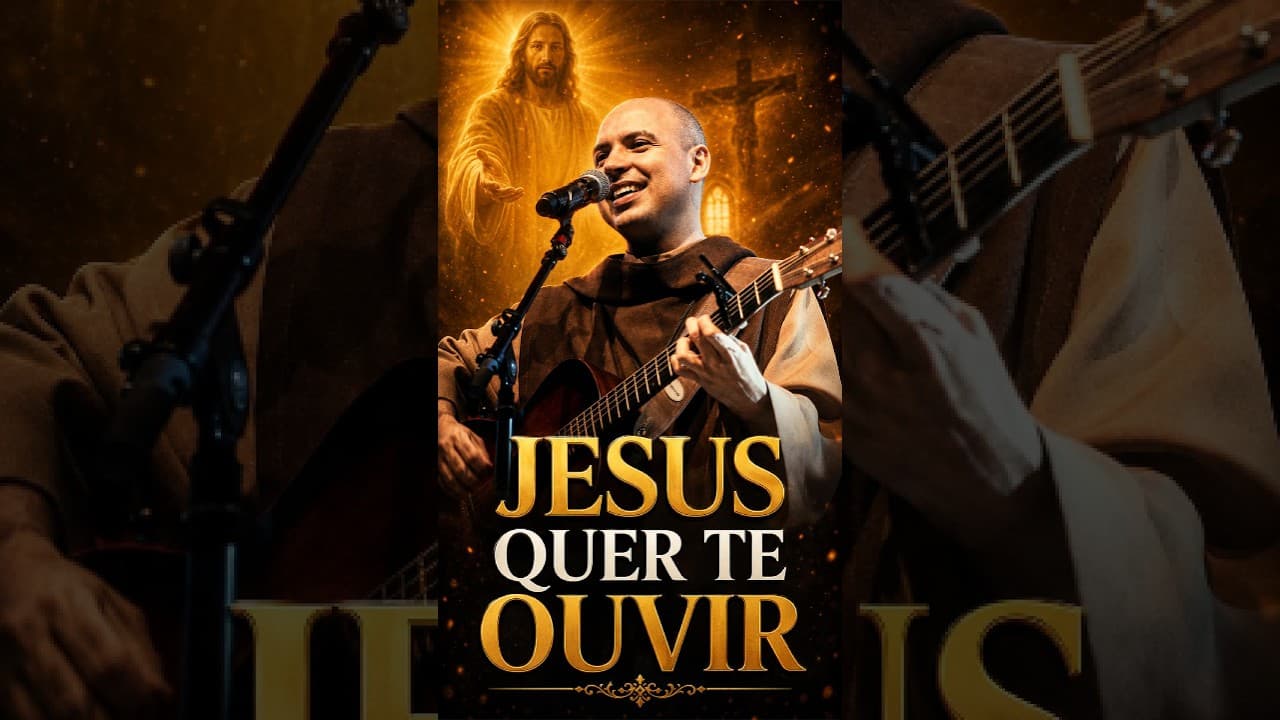 Thumbnail do vídeo 🔥 FALE COM JESUS AGORA | Frei Gilson #shorts